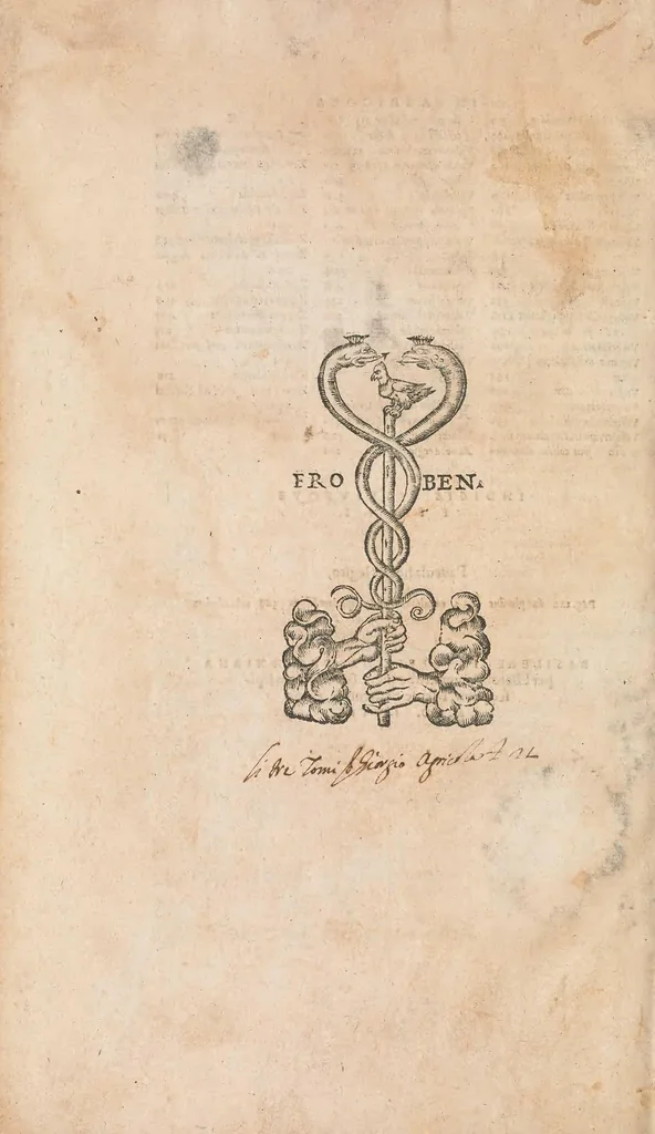 An illustration from Georgii Agricolae De ortu & causis subterraneorum, lib. V ; De natura eorum quæ effluunt ex terra, lib. IIII ; De natura fossilium, lib. X ; De ueteribus & nouis metallis, lib. II ; Bermannus, siue De re metallica dialogus, lib. I, 1558, leaf 524