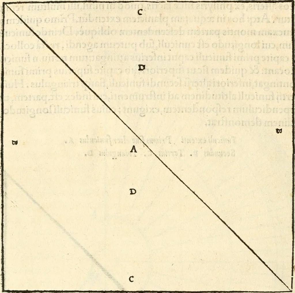 An illustration from Georgii Agricolae De re metallica libri XII. qvibus officia, instrumenta, machinae, ac omnia deni ad metallicam spectantia, non modo luculentissimè describuntur, sed & per effigies, suis locis insertas, adiunctis latinis, germanicis appellationibus ita ob oculos ponuntur, ut clarius tradi non possint. Eivsdem De animantibvs svbterraneis liber, ab autore recognitus: cum indicibus diuersis, quicqiuid in opere tractatum est, pulchré demonstrantibus, 1556, leaf 113