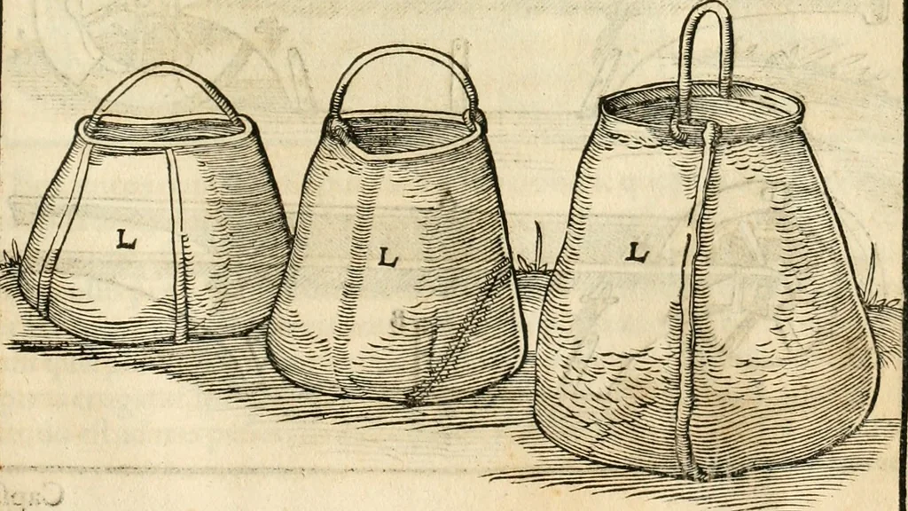 An illustration from Georgii Agricolae De re metallica libri XII. qvibus officia, instrumenta, machinae, ac omnia deni ad metallicam spectantia, non modo luculentissimè describuntur, sed & per effigies, suis locis insertas, adiunctis latinis, germanicis appellationibus ita ob oculos ponuntur, ut clarius tradi non possint. Eivsdem De animantibvs svbterraneis liber, ab autore recognitus: cum indicibus diuersis, quicqiuid in opere tractatum est, pulchré demonstrantibus, 1556, leaf 130