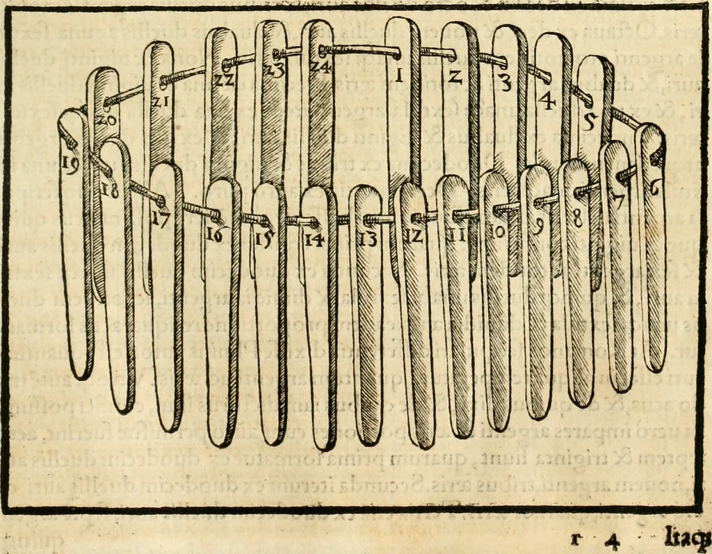 An illustration from Georgii Agricolae De re metallica libri XII. qvibus officia, instrumenta, machinae, ac omnia deni ad metallicam spectantia, non modo luculentissimè describuntur, sed & per effigies, suis locis insertas, adiunctis latinis, germanicis appellationibus ita ob oculos ponuntur, ut clarius tradi non possint. Eivsdem De animantibvs svbterraneis liber, ab autore recognitus: cum indicibus diuersis, quicqiuid in opere tractatum est, pulchré demonstrantibus, 1556, leaf 218