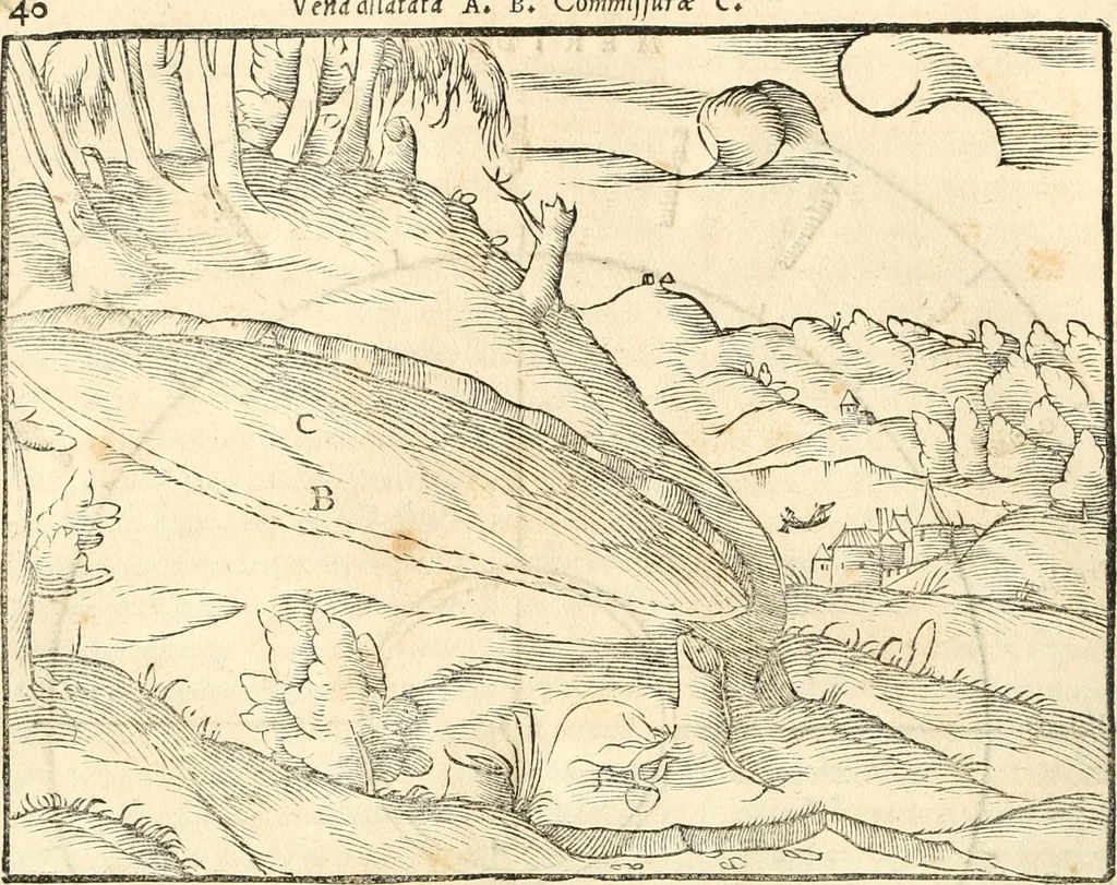 An illustration from Georgii Agricolae De re metallica libri XII. qvibus officia, instrumenta, machinae, ac omnia deni ad metallicam spectantia, non modo luculentissimè describuntur, sed & per effigies, suis locis insertas, adiunctis latinis, germanicis appellationibus ita ob oculos ponuntur, ut clarius tradi non possint. Eivsdem De animantibvs svbterraneis liber, ab autore recognitus: cum indicibus diuersis, quicqiuid in opere tractatum est, pulchré demonstrantibus, 1556, leaf 55