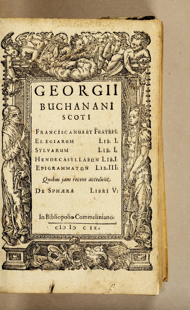 An illustration from Georgii Buchanani Scoti [operum poëticorum pars prima] [-altera], 1609, leaf 5