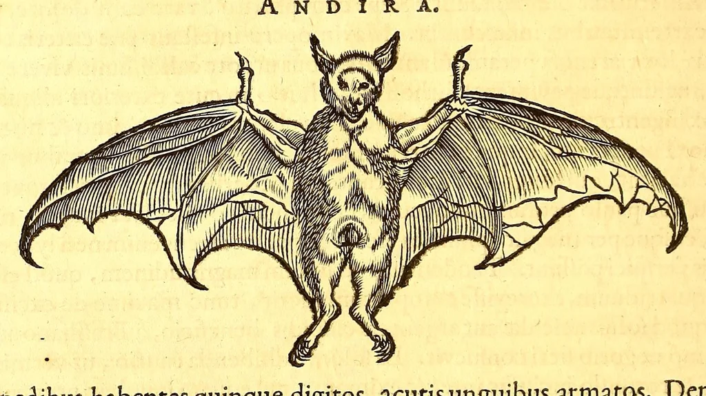 An illustration from Georgii Marcgravii de Liebstad, Tractatus topographicus & meteorologicus Brasiliæ, : cum eclipsi solari; : quibus additi sunt illius & aliorum commentarii de Brasiliensium & Chilensium indole & lingua, 1658, leaf 320