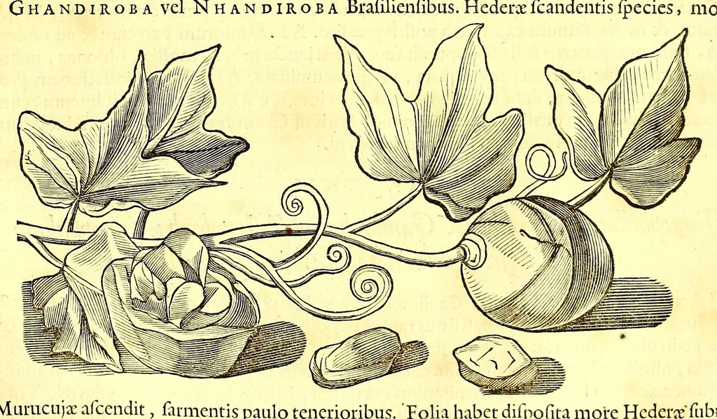 An illustration from Georgi Marcgravi de Liebstad, misnici Germani, Historiæ rerum naturalium Brasiliæ, libri octo ... : Cum appendice de Tapuyis, et Chilensibus., 1648, leaf 194