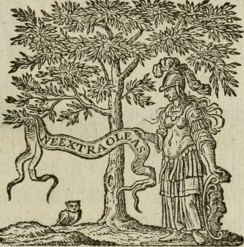 An illustration from Gerardi Ioannis Vossii // Harmoniæ // Evangelicæ // de // passione, morte, // resurrectione, ac adscensione Iesu Christi, // Servatoris nostri, /, 1656, leaf 6