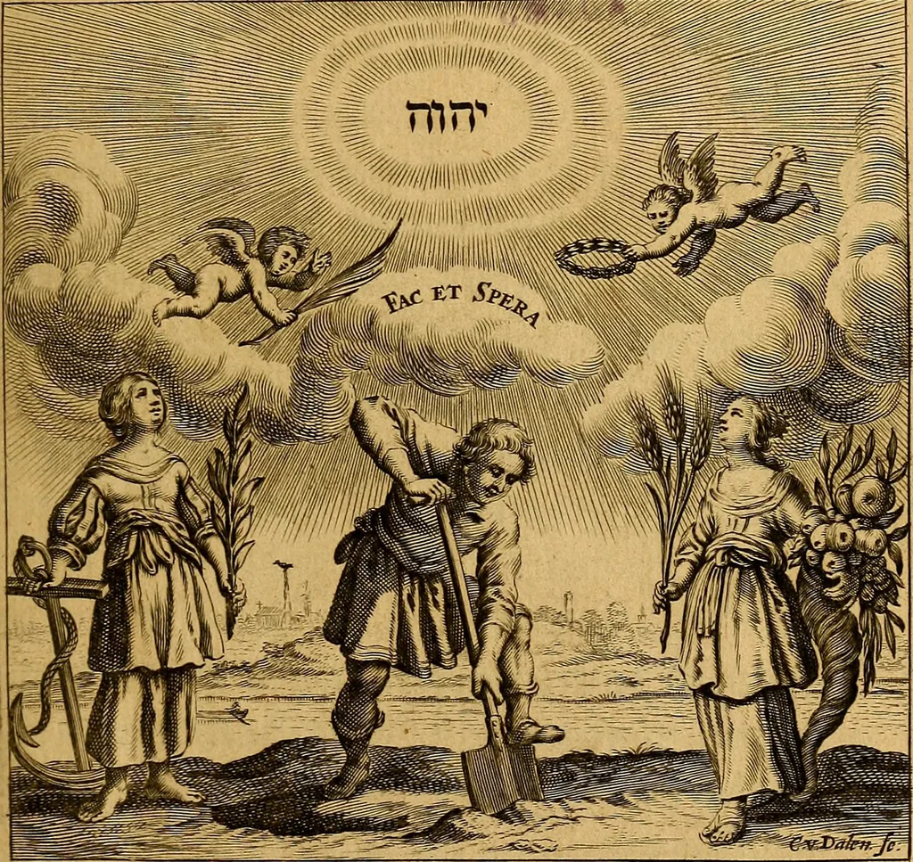 An illustration from Gerardi Joannis Vossi De historicis latinis libri III, 1651, leaf 4