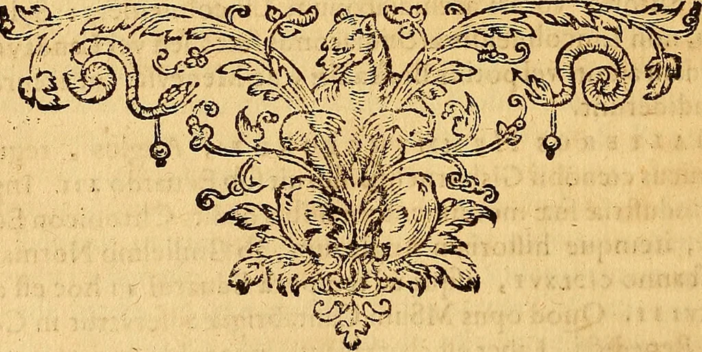 An illustration from Gerardi Joannis Vossi De historicis latinis libri III, 1651, leaf 549