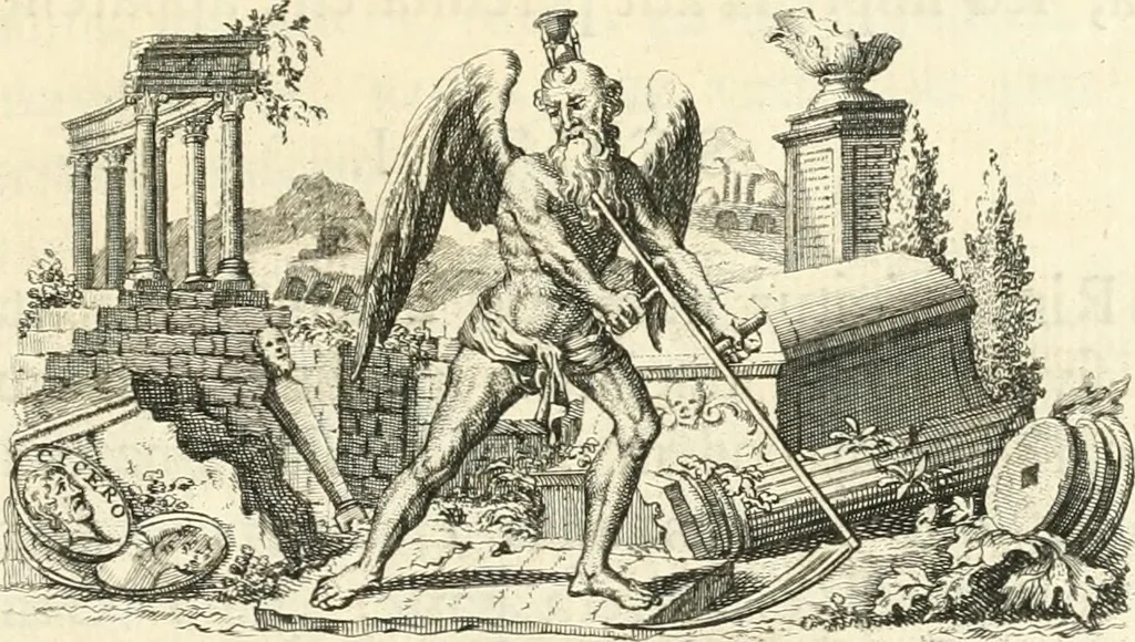 An illustration from Germana quaedam antiquitatis eruditae monumenta : quibus Romanorum veterum ritus varii tam sacri quam profani, tum Graecorum atque Aegyptiorum nonnulli illustrantur, 1745, leaf 216
