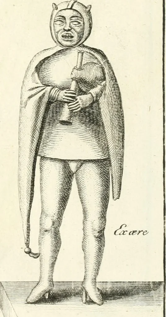 An illustration from Germana quaedam antiquitatis eruditae monumenta : quibus Romanorum veterum ritus varii tam sacri quam profani, tum Graecorum atque Aegyptiorum nonnulli illustrantur, 1745, leaf 310