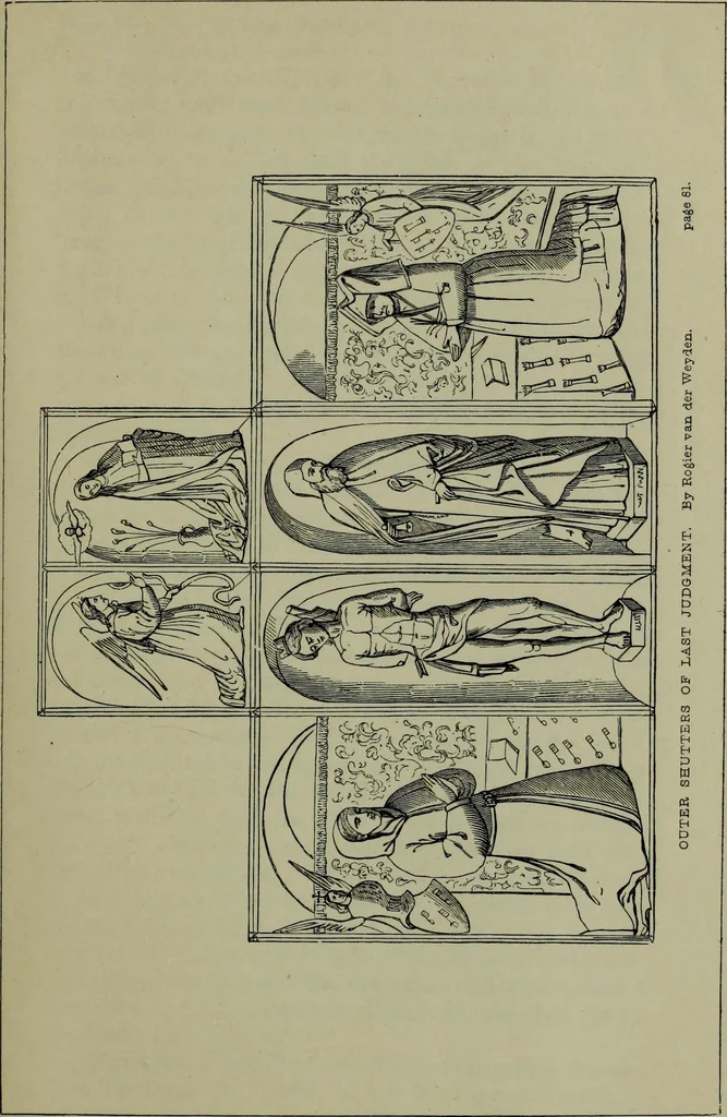 An illustration from German, Flemish and Dutch schools of painting : based on the handbook of Kugler, re-modelled by the late Prof. Dr. Waagen and thoroughly revised and in part re-written, 1904, leaf 121