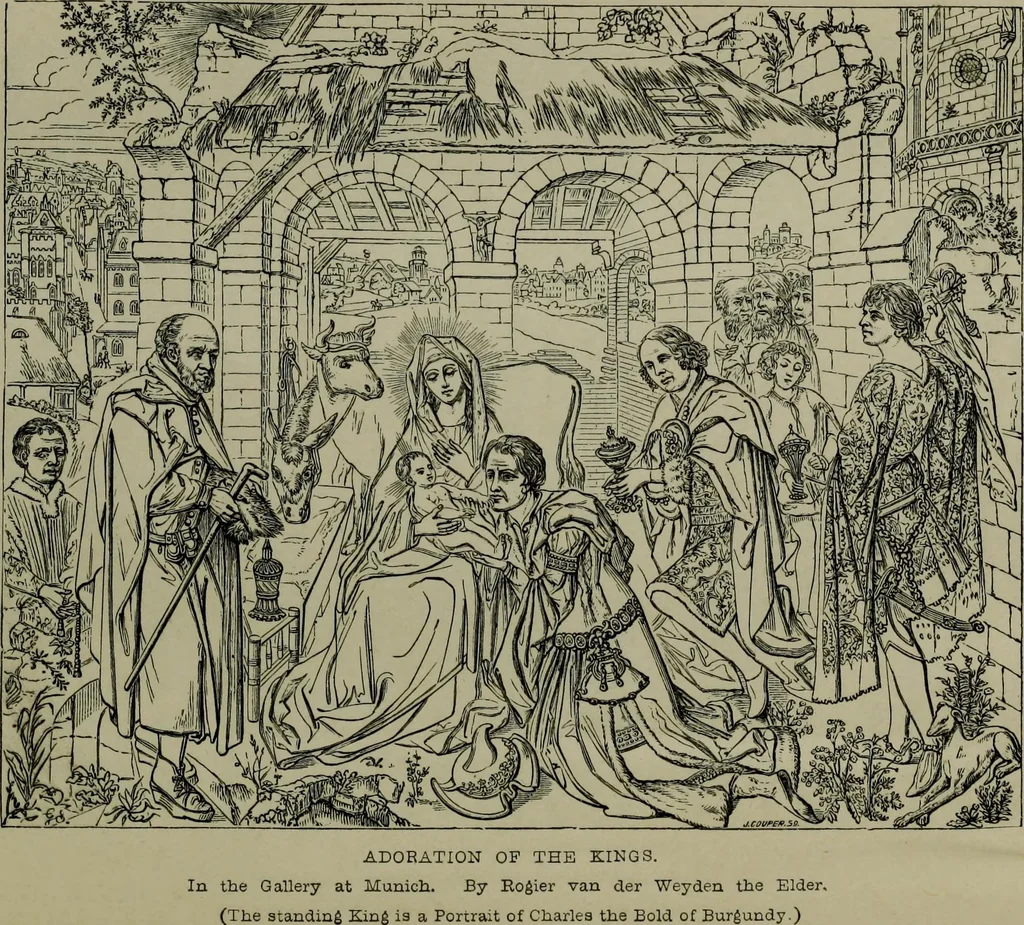 An illustration from German, Flemish and Dutch schools of painting : based on the handbook of Kugler, re-modelled by the late Prof. Dr. Waagen and thoroughly revised and in part re-written, 1904, leaf 126