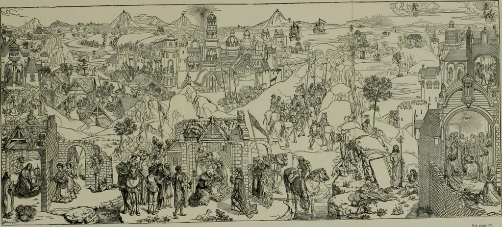 An illustration from German, Flemish and Dutch schools of painting : based on the handbook of Kugler, re-modelled by the late Prof. Dr. Waagen and thoroughly revised and in part re-written, 1904, leaf 144