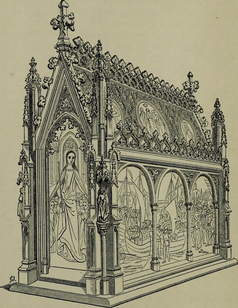 An illustration from German, Flemish and Dutch schools of painting : based on the handbook of Kugler, re-modelled by the late Prof. Dr. Waagen and thoroughly revised and in part re-written, 1904, leaf 151