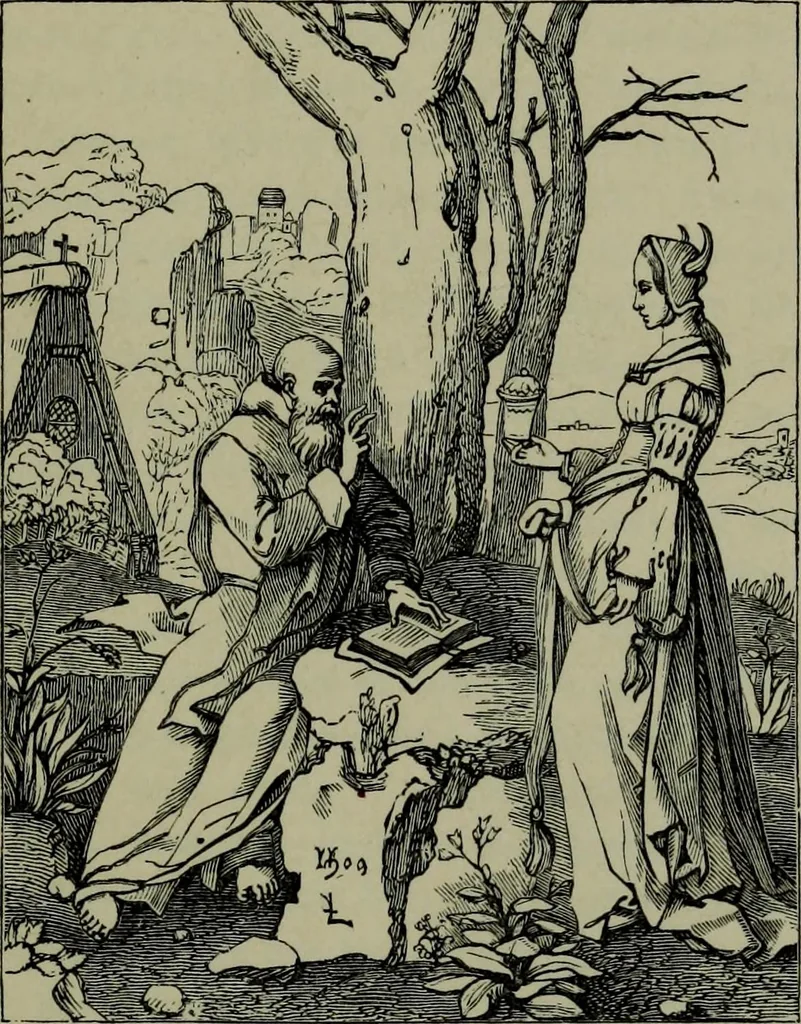 An illustration from German, Flemish and Dutch schools of painting : based on the handbook of Kugler, re-modelled by the late Prof. Dr. Waagen and thoroughly revised and in part re-written, 1904, leaf 182