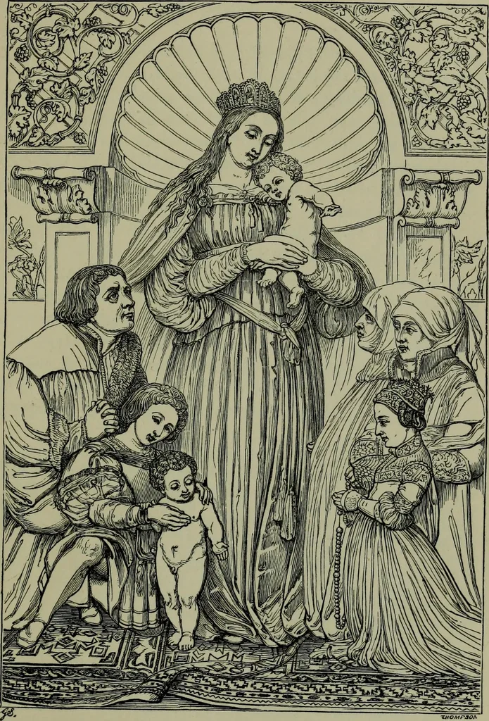 An illustration from German, Flemish and Dutch schools of painting : based on the handbook of Kugler, re-modelled by the late Prof. Dr. Waagen and thoroughly revised and in part re-written, 1904, leaf 299