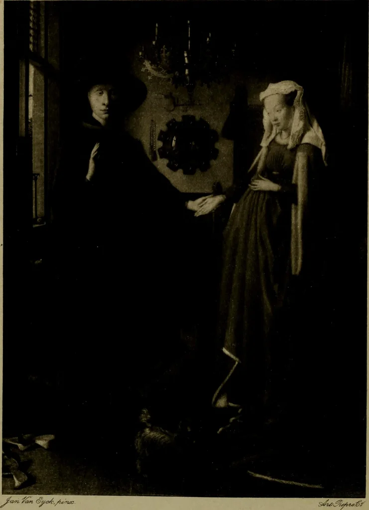 An illustration from German, Flemish and Dutch schools of painting : based on the handbook of Kugler, re-modelled by the late Prof. Dr. Waagen and thoroughly revised and in part re-written, 1904, leaf 8