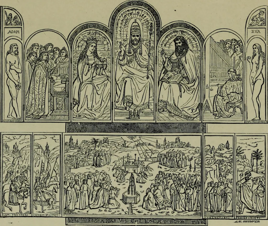 An illustration from German, Flemish and Dutch schools of painting : based on the handbook of Kugler, re-modelled by the late Prof. Dr. Waagen and thoroughly revised and in part re-written, 1904, leaf 85