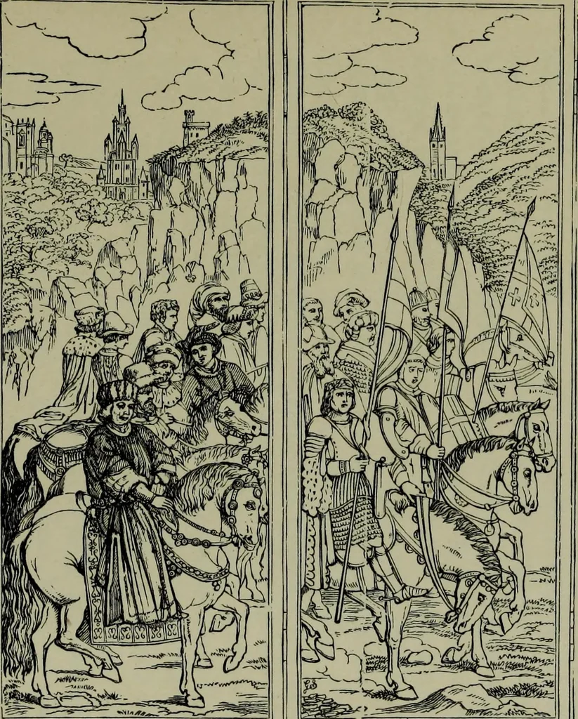 An illustration from German, Flemish and Dutch schools of painting : based on the handbook of Kugler, re-modelled by the late Prof. Dr. Waagen and thoroughly revised and in part re-written, 1904, leaf 91