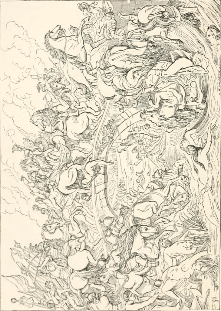 An illustration from German, Flemish and Dutch schools of painting : based on the handbook of Kugler, re-modelled by the late Prof. Dr. Waagen and thoroughly revised and in part re-written, 1904, leaf 28