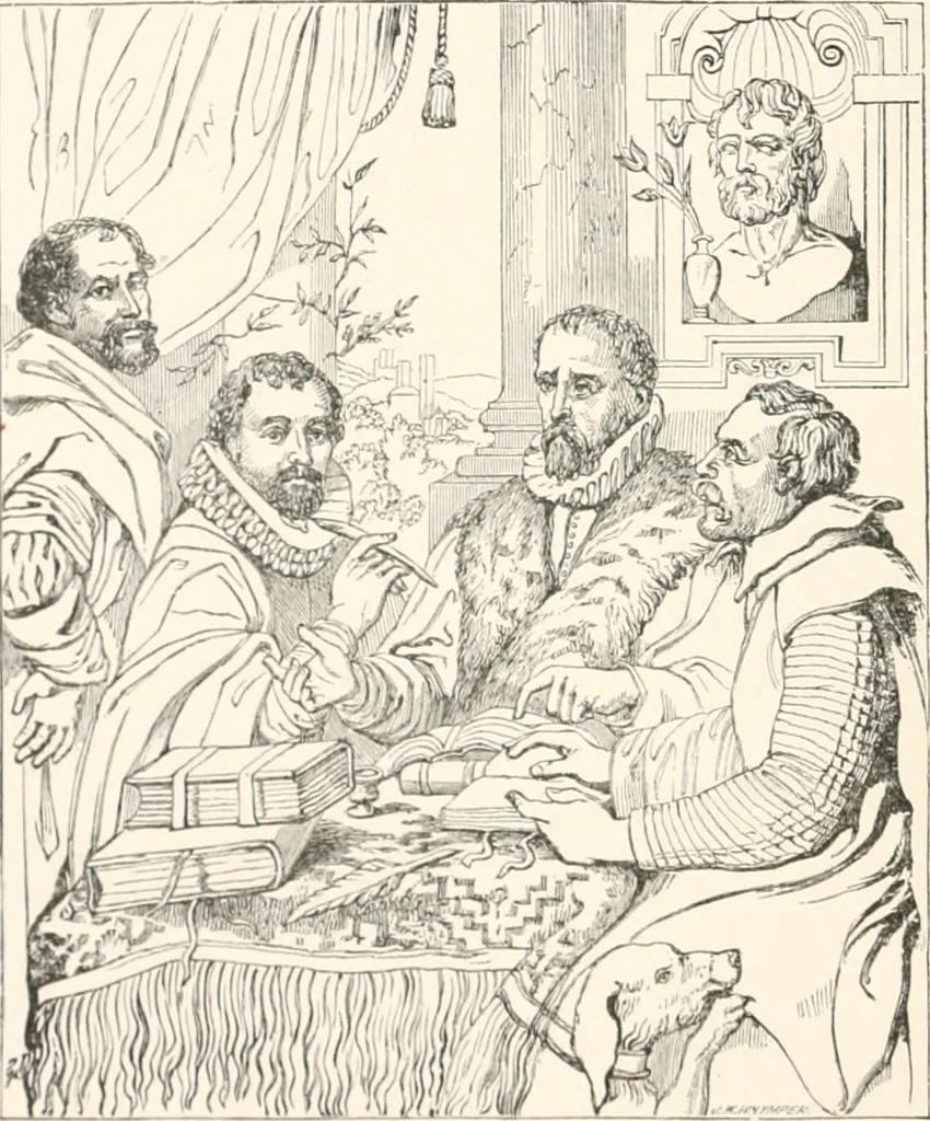 An illustration from German, Flemish and Dutch schools of painting : based on the handbook of Kugler, re-modelled by the late Prof. Dr. Waagen and thoroughly revised and in part re-written, 1904, leaf 38