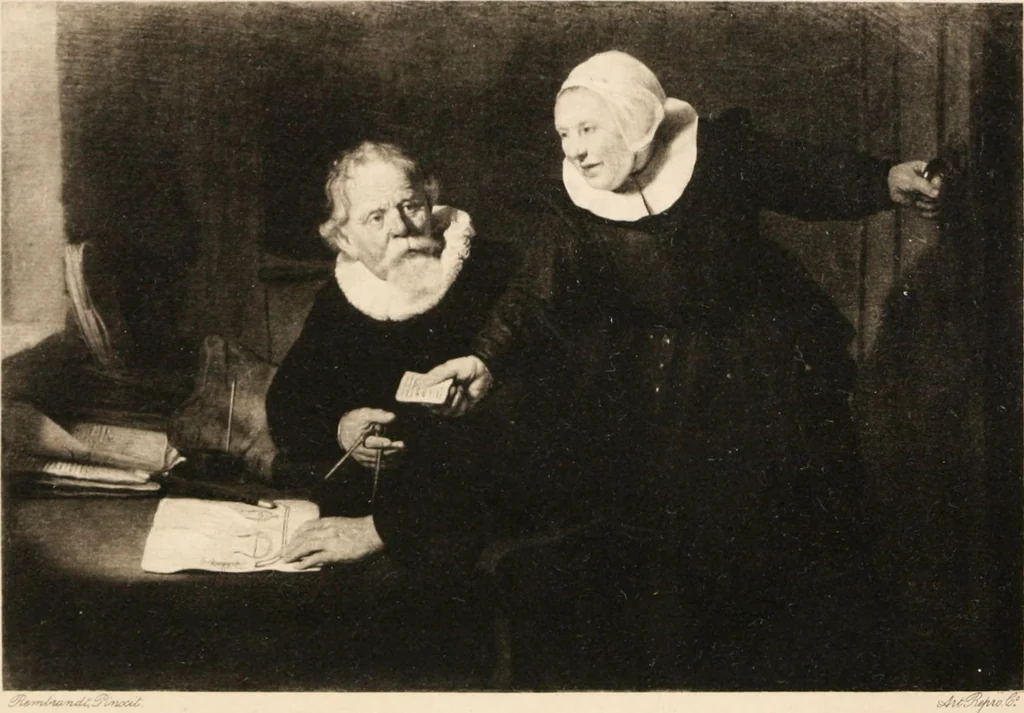 An illustration from German, Flemish and Dutch schools of painting : based on the handbook of Kugler, re-modelled by the late Prof. Dr. Waagen and thoroughly revised and in part re-written, 1904, leaf 8