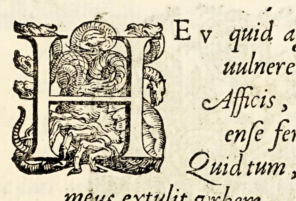 An illustration from Germani Audeberti Aurelii Venetiae, 1583, leaf 187