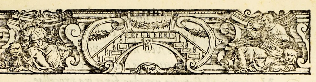 An illustration from Germani Audeberti Aurelii Venetiae, 1583, leaf 9