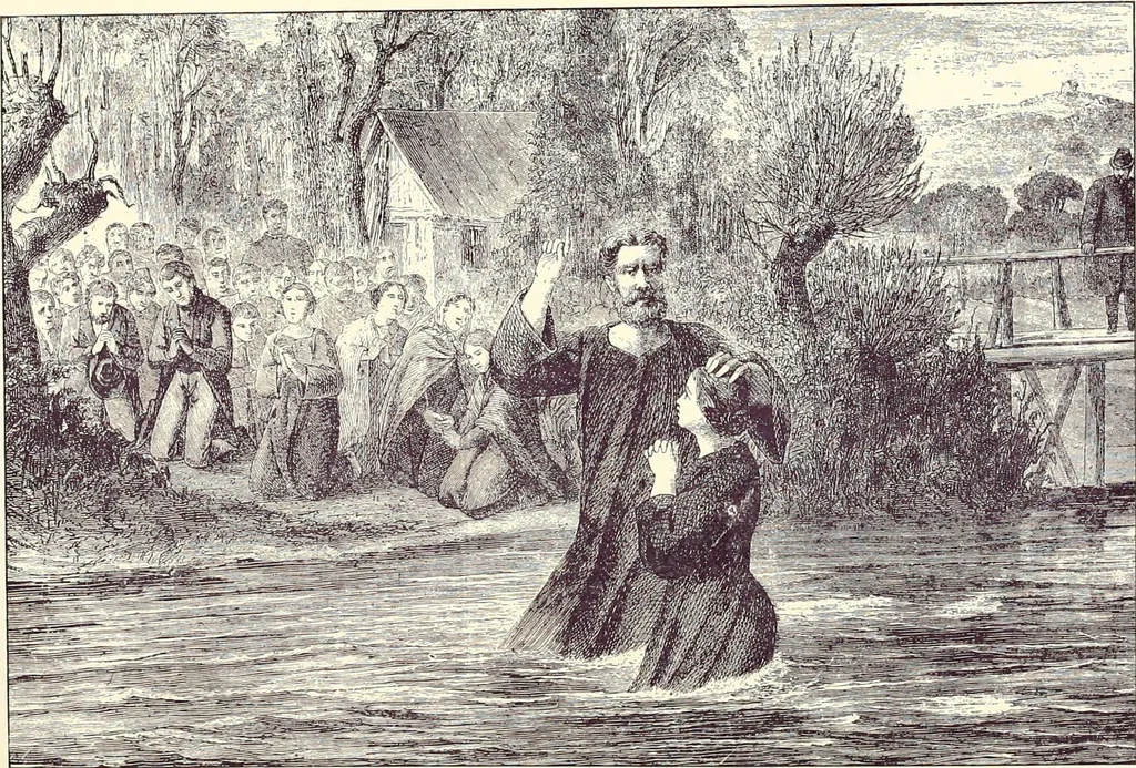 An illustration from The German sectarians of Pennsylvania : a critical and legendary history of the Ephrata Cloister and the Dunkers, 1899, leaf 145