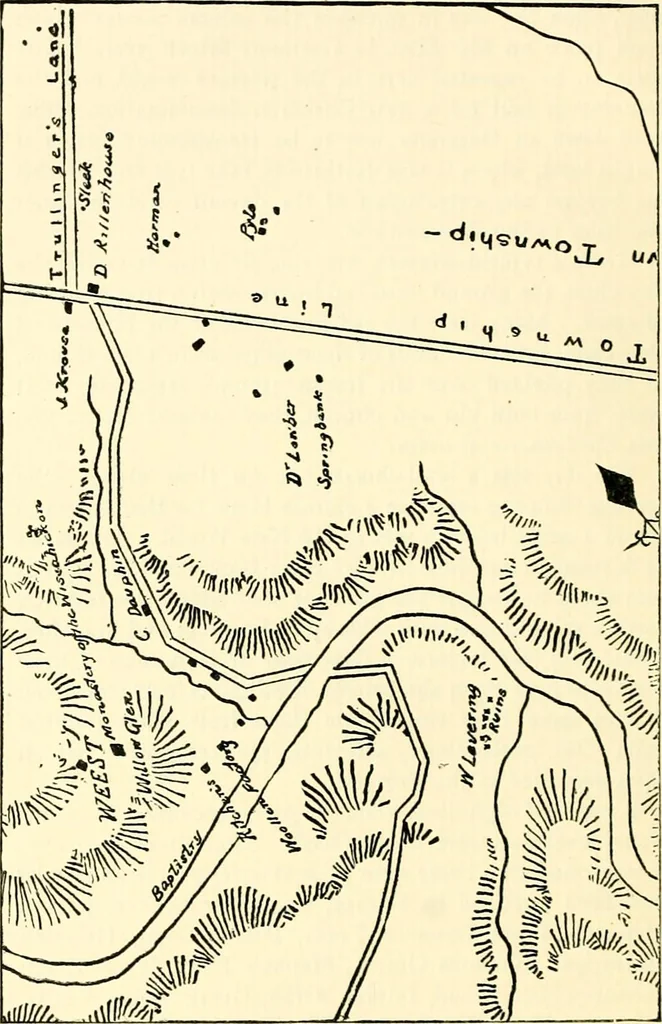 An illustration from The German sectarians of Pennsylvania : a critical and legendary history of the Ephrata Cloister and the Dunkers, 1899, leaf 148