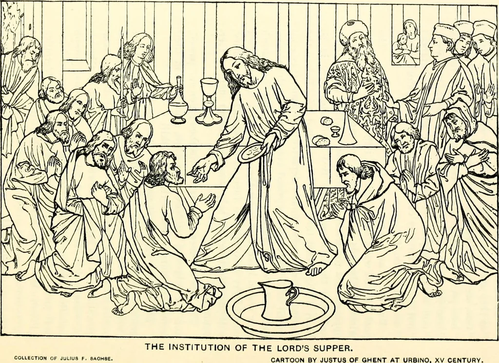 An illustration from The German sectarians of Pennsylvania : a critical and legendary history of the Ephrata Cloister and the Dunkers, 1899, leaf 166