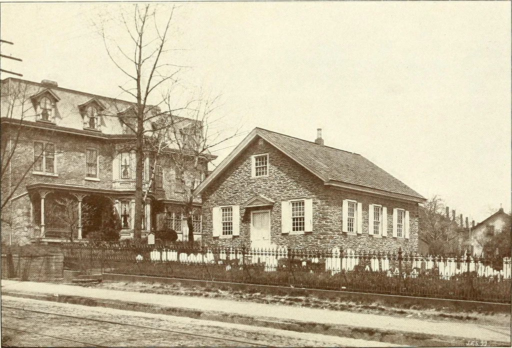 An illustration from The German sectarians of Pennsylvania : a critical and legendary history of the Ephrata Cloister and the Dunkers, 1899, leaf 203
