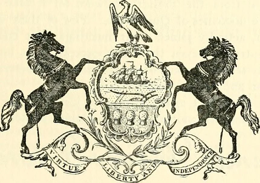 An illustration from The German sectarians of Pennsylvania : a critical and legendary history of the Ephrata Cloister and the Dunkers, 1899, leaf 279