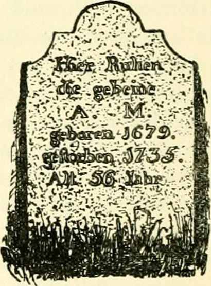 An illustration from The German sectarians of Pennsylvania : a critical and legendary history of the Ephrata Cloister and the Dunkers, 1899, leaf 302