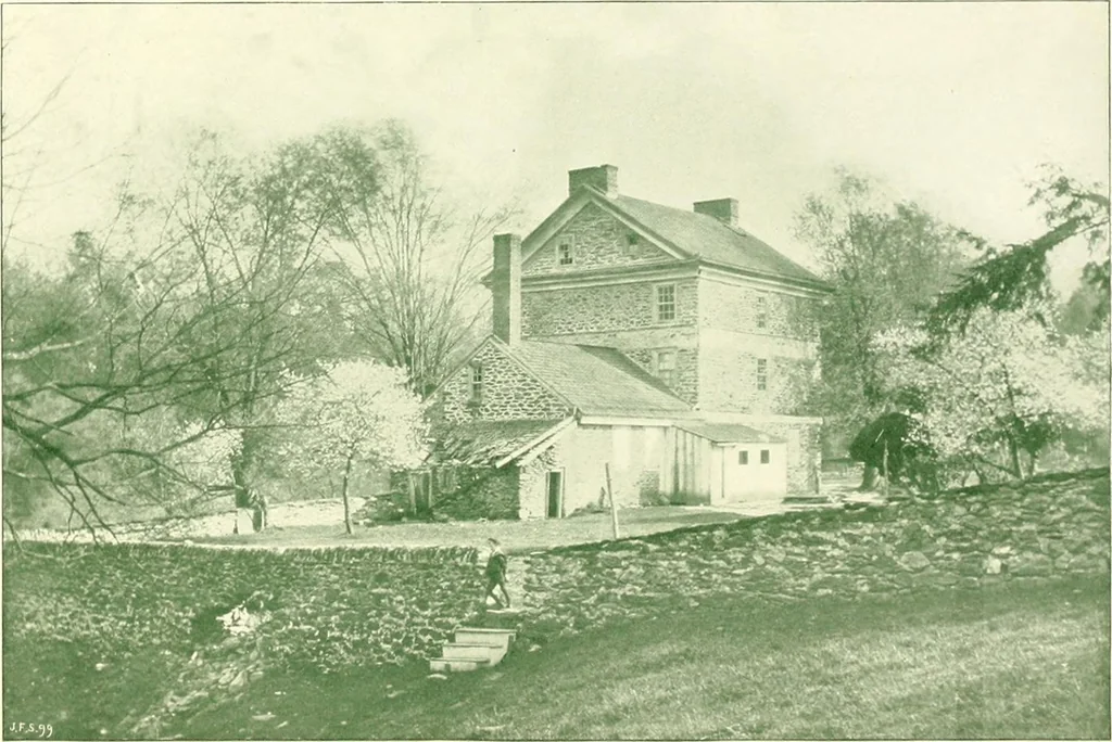 An illustration from The German sectarians of Pennsylvania : a critical and legendary history of the Ephrata Cloister and the Dunkers, 1899, leaf 362