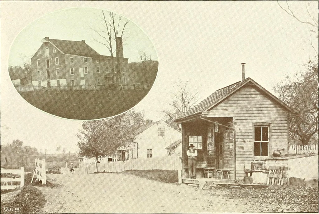An illustration from The German sectarians of Pennsylvania : a critical and legendary history of the Ephrata Cloister and the Dunkers, 1899, leaf 37