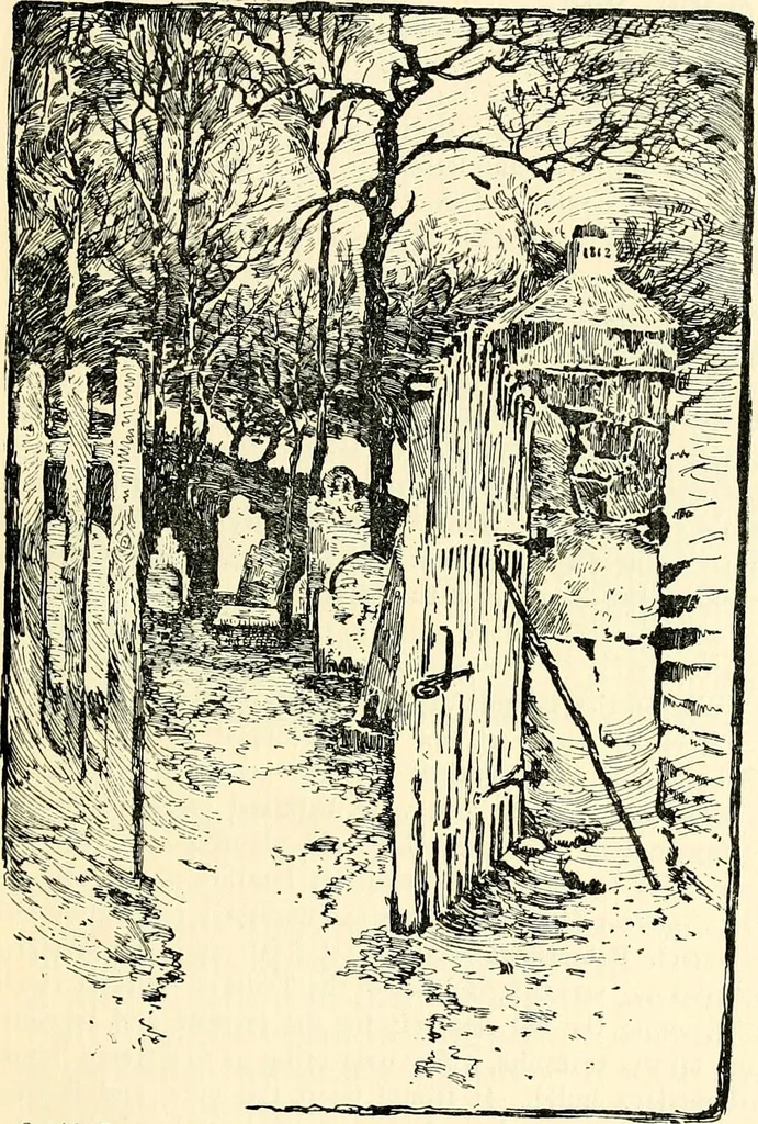 An illustration from The German sectarians of Pennsylvania : a critical and legendary history of the Ephrata Cloister and the Dunkers, 1899, leaf 43