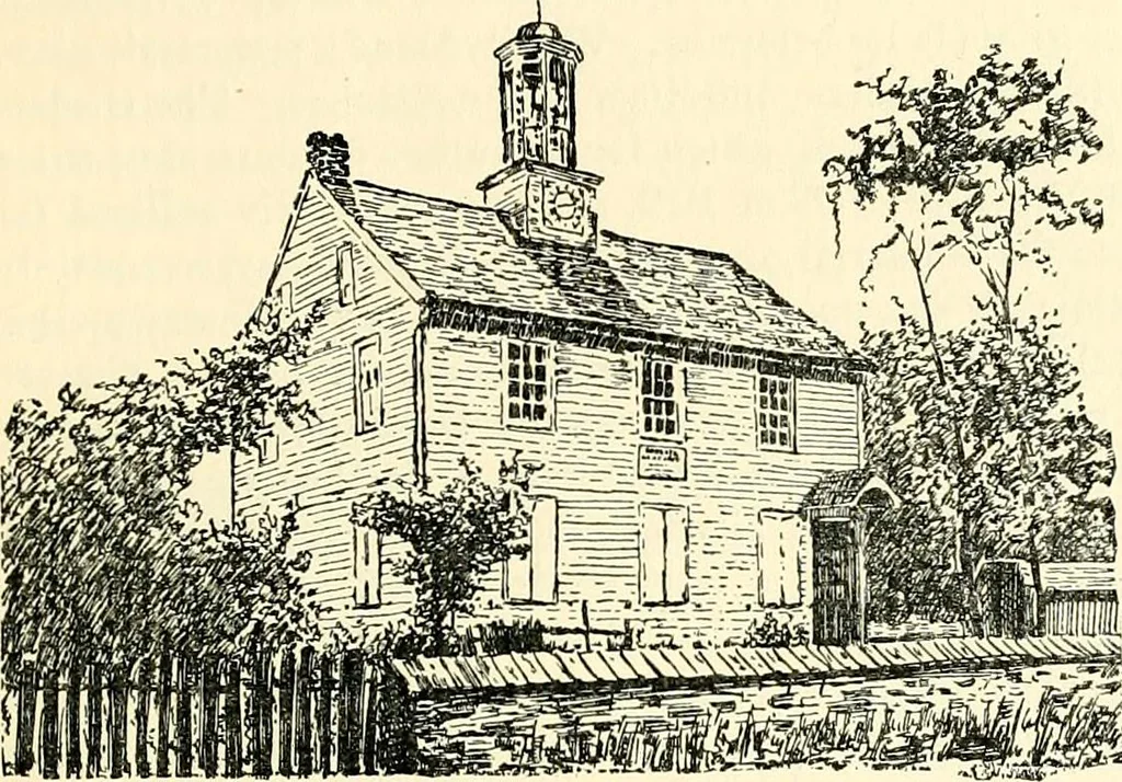 An illustration from The German sectarians of Pennsylvania : a critical and legendary history of the Ephrata Cloister and the Dunkers, 1899, leaf 45