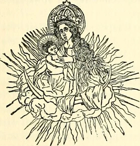 An illustration from The German sectarians of Pennsylvania : a critical and legendary history of the Ephrata Cloister and the Dunkers, 1899, leaf 477
