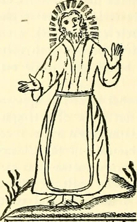 An illustration from The German sectarians of Pennsylvania : a critical and legendary history of the Ephrata Cloister and the Dunkers, 1899, leaf 576