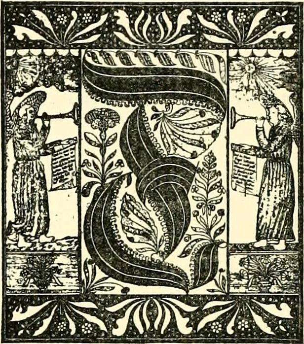 An illustration from The German sectarians of Pennsylvania : a critical and legendary history of the Ephrata Cloister and the Dunkers, 1899, leaf 592