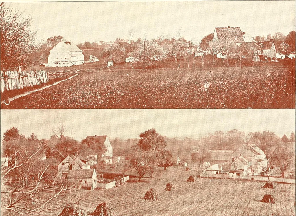 An illustration from The German sectarians of Pennsylvania : a critical and legendary history of the Ephrata Cloister and the Dunkers, 1899, leaf 67