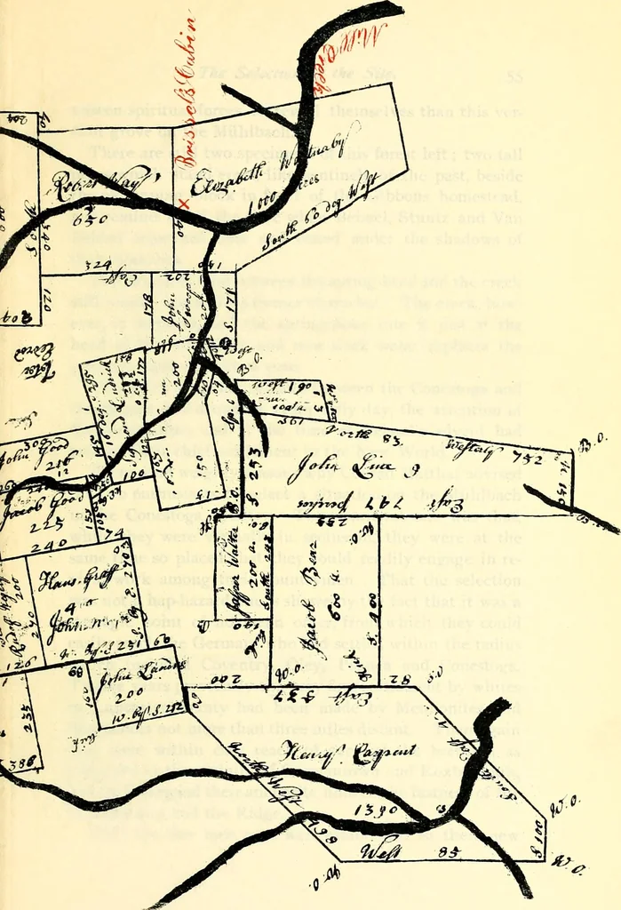 An illustration from The German sectarians of Pennsylvania : a critical and legendary history of the Ephrata Cloister and the Dunkers, 1899, leaf 97