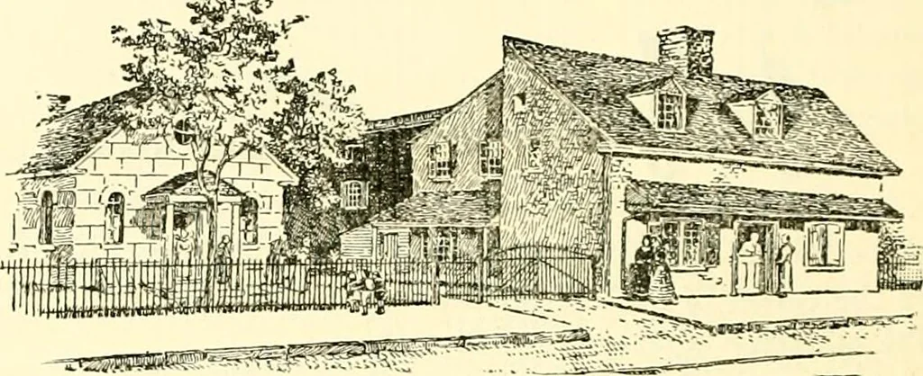 An illustration from The German sectarians of Pennsylvania : a critical and legendary history of the Ephrata Cloister and the Dunkers, 1899, leaf 103