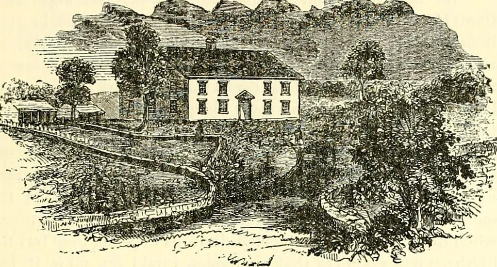 An illustration from The German sectarians of Pennsylvania : a critical and legendary history of the Ephrata Cloister and the Dunkers, 1899, leaf 152