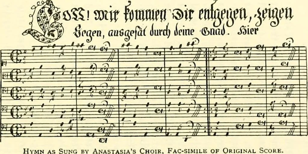 An illustration from The German sectarians of Pennsylvania : a critical and legendary history of the Ephrata Cloister and the Dunkers, 1899, leaf 187