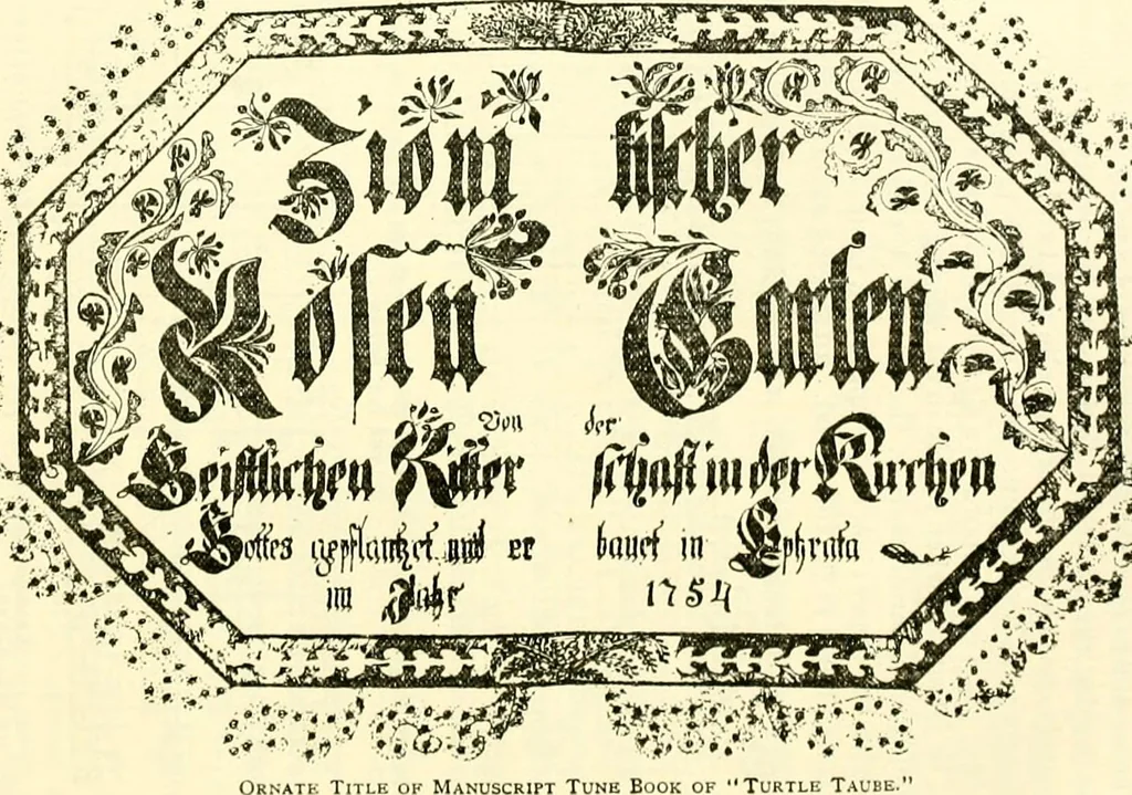 An illustration from The German sectarians of Pennsylvania : a critical and legendary history of the Ephrata Cloister and the Dunkers, 1899, leaf 189