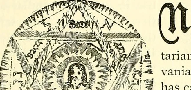 An illustration from The German sectarians of Pennsylvania : a critical and legendary history of the Ephrata Cloister and the Dunkers, 1899, leaf 212