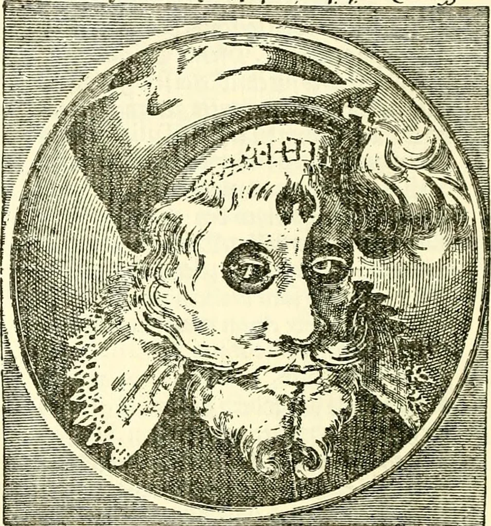 An illustration from The German sectarians of Pennsylvania : a critical and legendary history of the Ephrata Cloister and the Dunkers, 1899, leaf 229