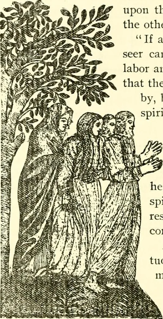 An illustration from The German sectarians of Pennsylvania : a critical and legendary history of the Ephrata Cloister and the Dunkers, 1899, leaf 259