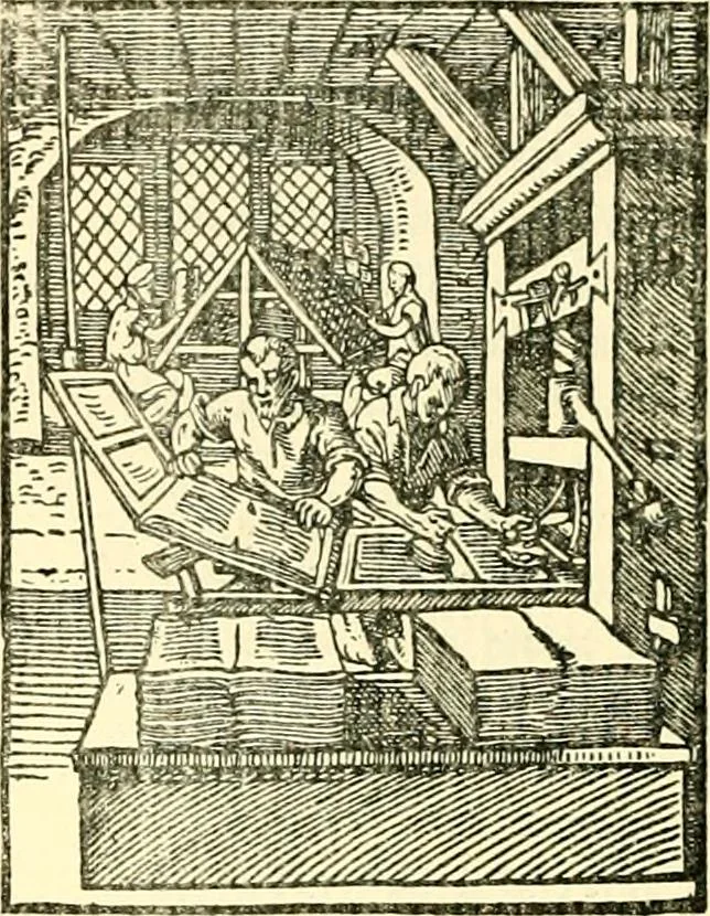 An illustration from The German sectarians of Pennsylvania : a critical and legendary history of the Ephrata Cloister and the Dunkers, 1899, leaf 293